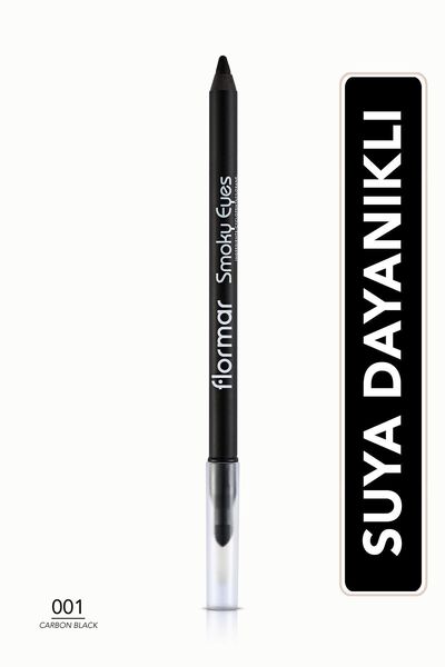 Flormar Buğulu Makyaj Göz Kalemi Karbon Siyah-smoky Eyes Waterproof Eyeliner-001 Carbon Black-8690604138128