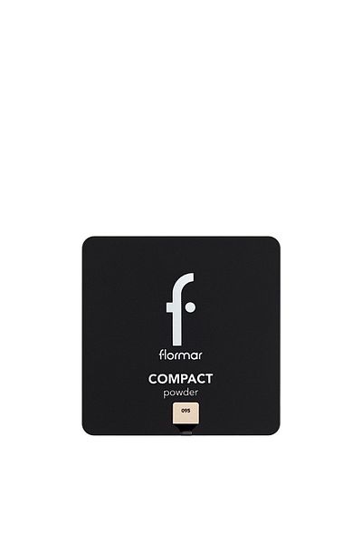 Flormar Yoğun Pigmentli Kompakt Pudra - Compact Powder - 095 Light Porcelian Beige - 8682536051347
