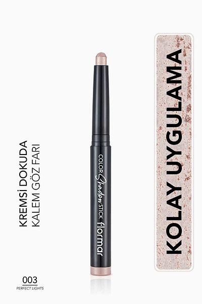 Flormar Waterproof Luminous Pen Headlight -Color Shadow Stick - 003 Perfect Lights - 8682536039437