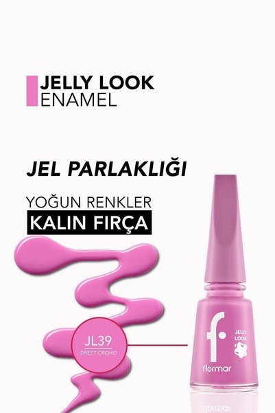 Flormar Oje - Jelly Look Nail Enamel Jl39 Sweet Orchid 8690604378494