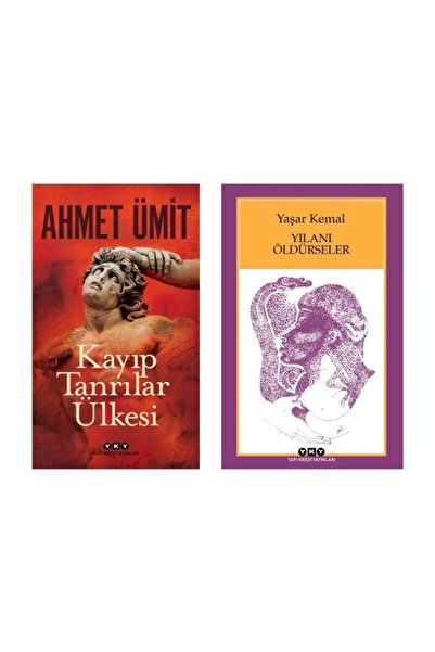 Yapı Kredi Yayınları Ahmet ümit kayıp tanrılar ülkesi - yaşar kemal yılanı öl...