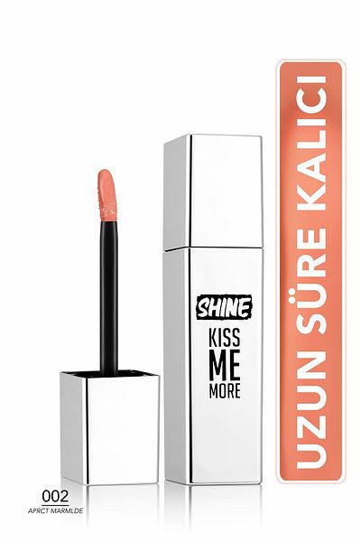 Flormar Shine Kiss Me More Long Lasting Liquid Lipstick - Shiny Finished, 002 Marmalade