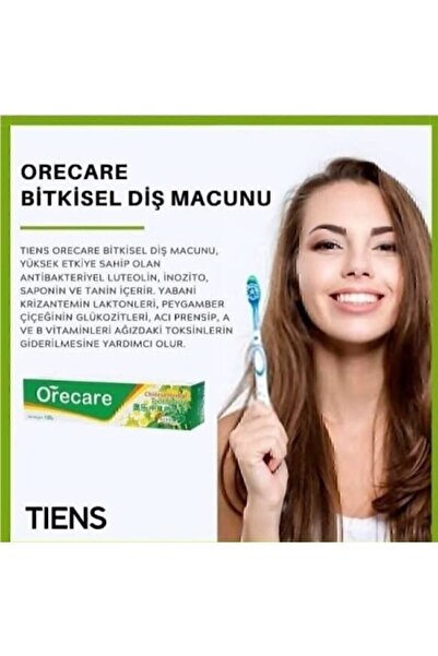 ORECARE Tiens Bitkisel Diş Macunu
