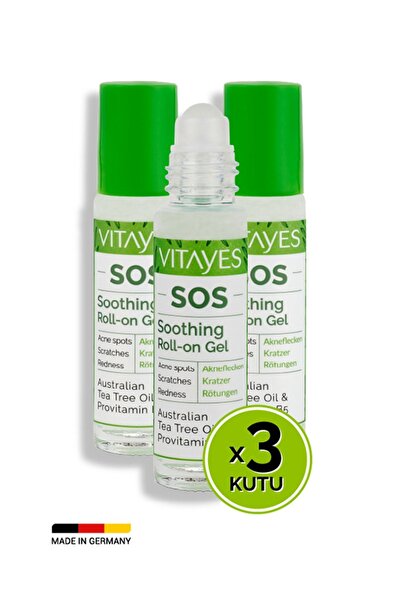 VITAYES Sos Serum Akne Sivilce Siyah Nokta Cilt Problemlerine Karşı Onarıcı Çay Ağacı Özlü Serum Avantaj Set