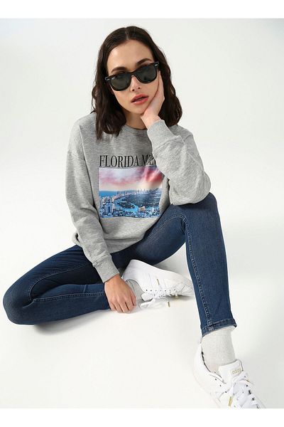 Fabrika Bisiklet Yaka Basic Duz Bej Kad n Sweatshirt K agora Fiyat Yorumlar Trendyol