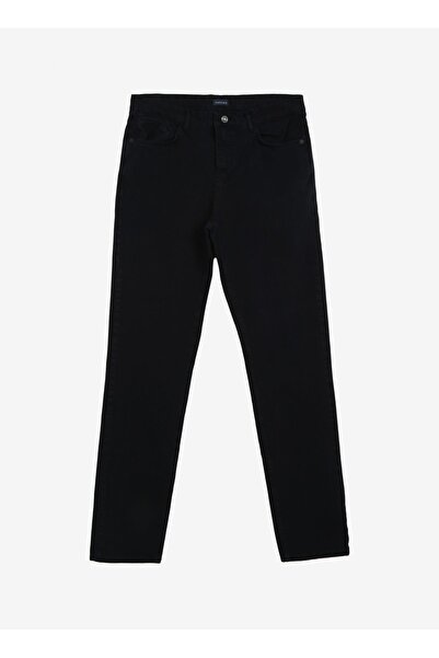 Fabrika Düşük Bel Dar Paça Lacivert Erkek Chino Pantolon F3WM-PNT164