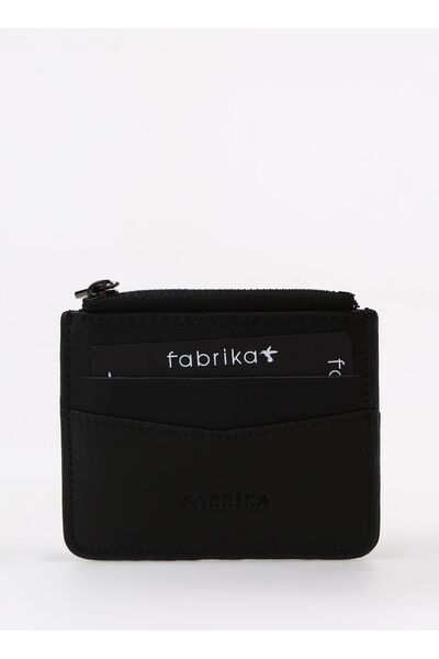 Fabrika Siyah Kadın 10x8x0,5 cm Deri Portföy Frk 001 Crayz