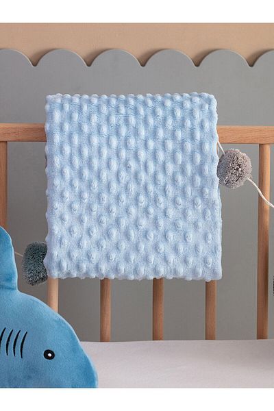 LC Waikiki Wellsoft Baby Blanket with Bud Pattern 90x110 Cm