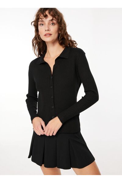 Fabrika Siyah Kadın Hırka F3WL-HRK1