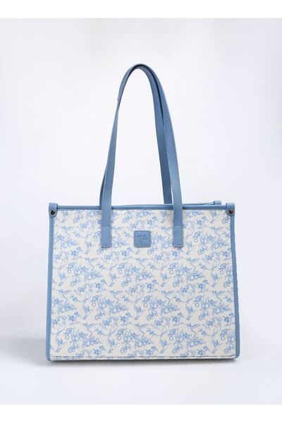 Fabrika Mavi Kadın Tote Çanta GRAVUR-NIAL