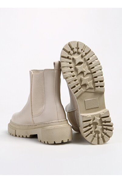 Fabrika Ekru Kadın Bot CASERTA NEW