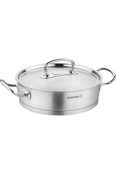 KORKMAZ Proline 24 cm 3 lt Satin Saute Pot A1172
