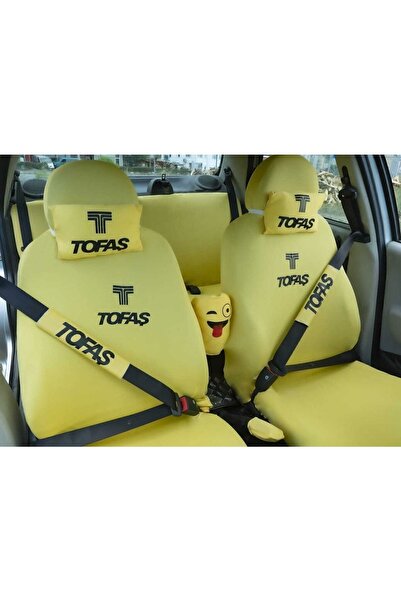 ototuningmerkezi طقم غطاء مقعد السيارة من توفاس مكون من 12 قطعة (طقم أمامي وخ...