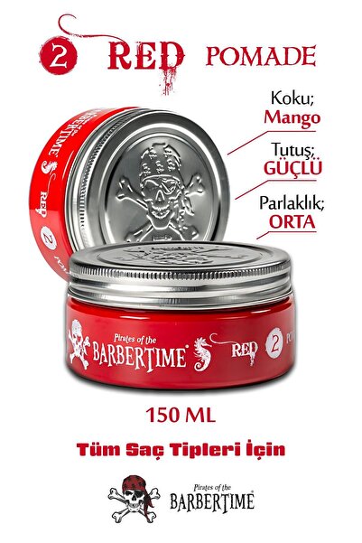 Barbertime Red Pomade 02 Saç Şekillendirici Wax 150 ml