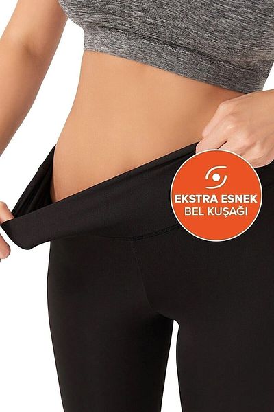 Dynamic Black High Waist Recovery Women's Leggings - For Casual and Sports