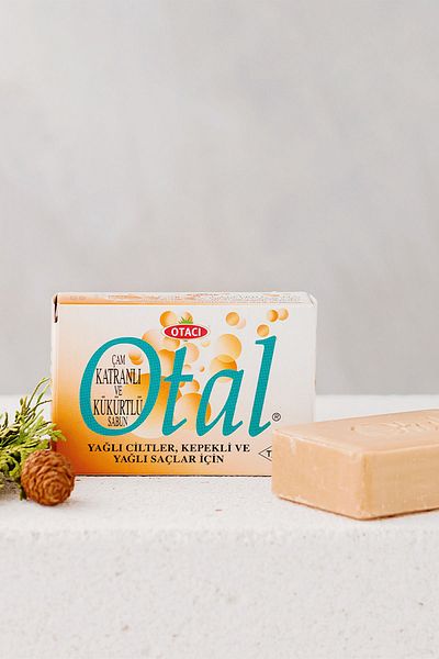 Otacı Otal Pine Tar and Sulfur Soap 80 Gr Oily Dandruff Hair Shampoo