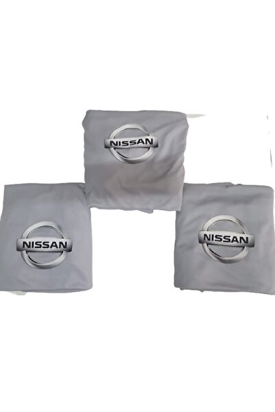 Nissan Orjinal Amblemli Gri Penye Servis Kılıfı