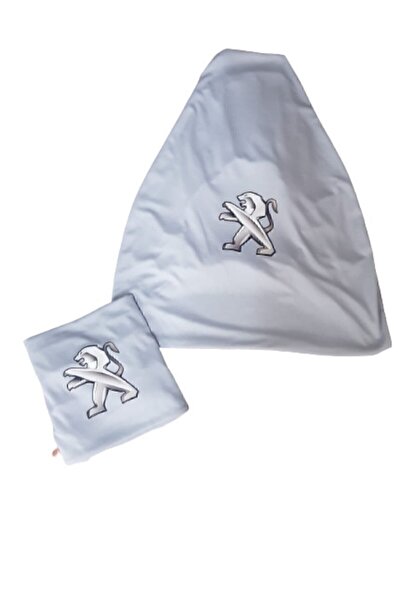 Peugeot Orjinal Baskılı Gri Penye Servis Kılıfı