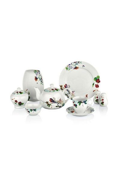 KORKMAZ Dream Collection 30 Piece Round Breakfast Set A8840