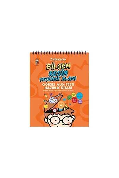 Zeki Çocuk Yayınları Bilsem Resim Yetenek Alanı Görsel Algı Testi Hazırlık Ki...