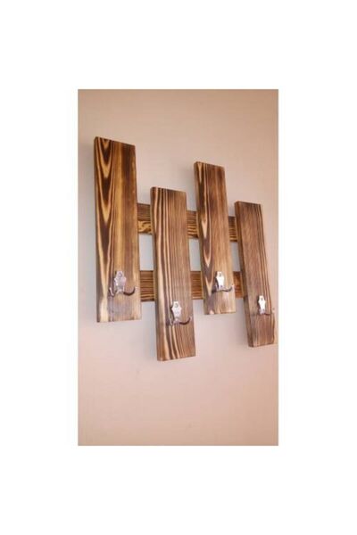 AHŞAP ATÖLYE Otantik Ahşap Askılık Ahşap Portmanto