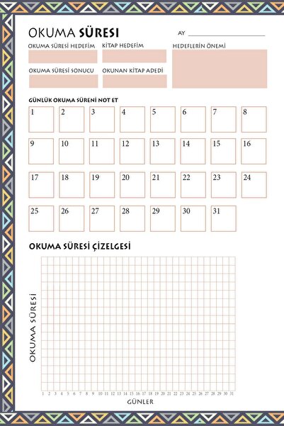 Fa Bibliyofil Kitap Okuma Ajandası