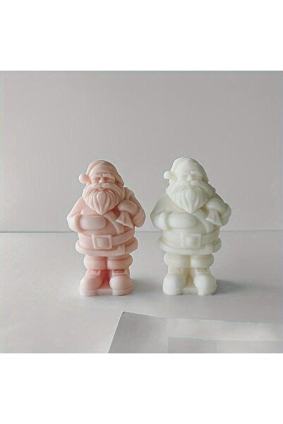 SCA CANDLE Noel Baba Yeniyıl Yılbaşı Chirismas Sütlü Kahve Renk Dekoratif Mum...