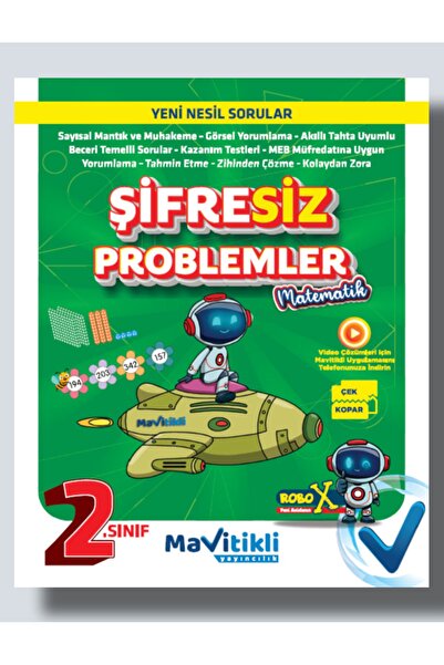 Mavitikli Yayıncılık 2.sınıf Şifresiz Problemler