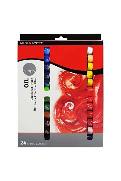 Daler Rowney Simply Yağlıboya Set 24 Renk
