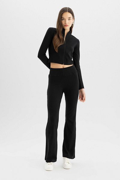 DeFacto Coool Flare Fit Ribana Basic Παντελόνι D0651ax24sp