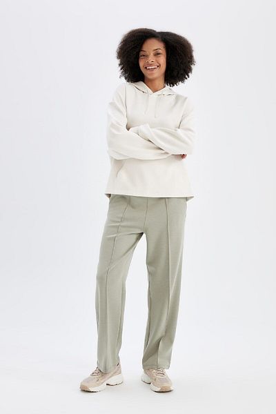 DeFacto Basic-Fit-Jogginghose – weites Bein, Skuba-Tauchstoff, gerade, Standard A5628ax24au