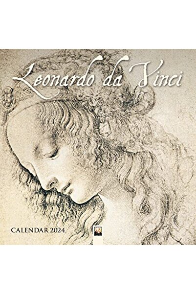 Hachette تقويم حائط ليوناردو دافنشي 2024 تقويم فني
