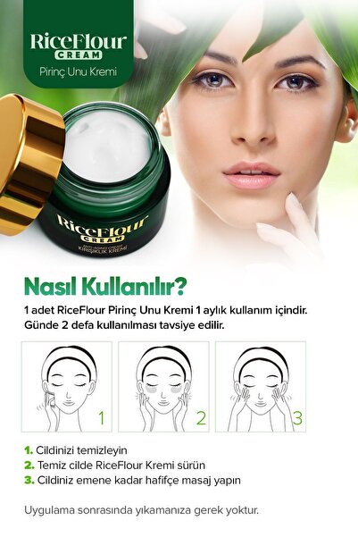 Rice Flour 2'li Cream Pirinç Unu Kremi