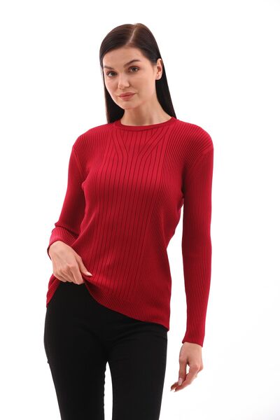 Aylin Sifer Yaka - Pulover tricotat Guncuoglu Slim Fit