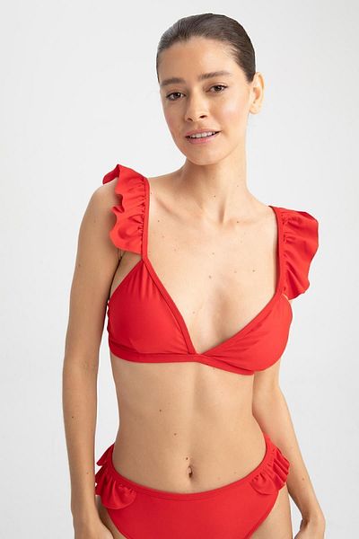 DeFacto Fall In Love Regular Fit Bikini Top W9401az22sm