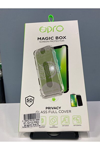 EPRO MAGİC BOX HAYALET KIRILMAZ CAM 5D İPHONE 12/12PRO