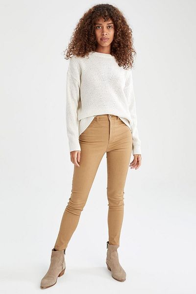 DeFacto Thessaloniki Knitted Relax Fit Knitwear Sweater - Long Sleeve H6905Az21Au