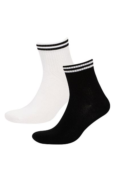 DeFacto Ανδρικές κάλτσες χωρίς ραφή Bamboo Socket σετ 2 - C6716axns