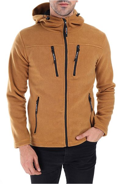 Vio Belle Men's Polar Tactical - Army Hooded Jacket