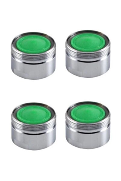 Sandalcılar Dış Dişli 4 Adetabatarya Ucu –4 Adet Su Tasarruf Ucu - Perlatör [yeşil] (SÜZGEÇ)