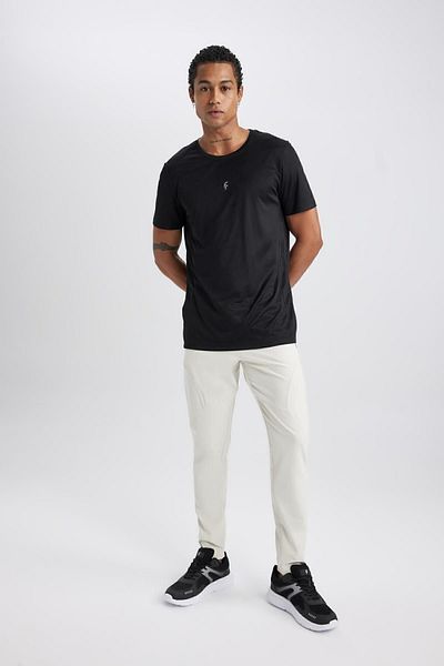 DeFacto Slim Fit Jogger Sweatpants - Slim Fit with Three Pockets and Zipper Leg B2780Ax23Au