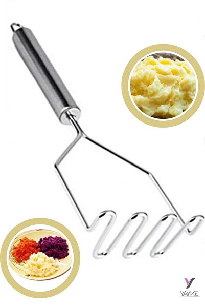 Yayke هراسة بطاطس من الفولاذ المقاوم للصدأ مقاس 23 سم من الدرجة الأولى، هراسة...