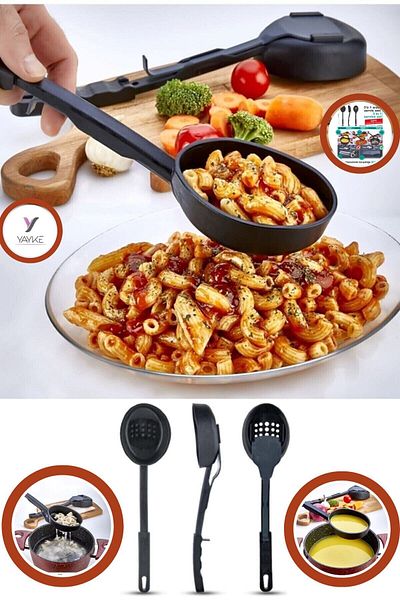 Yayke Ladle Colander Spoon 3-in-1 Serving Set