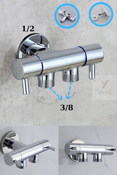 Yayke Luxury Bidet Tap with Double Arm Outlet