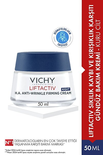 Vichy Liftactiv Supreme Night - 50ml Night Care Cream, Anti-Wrinkle