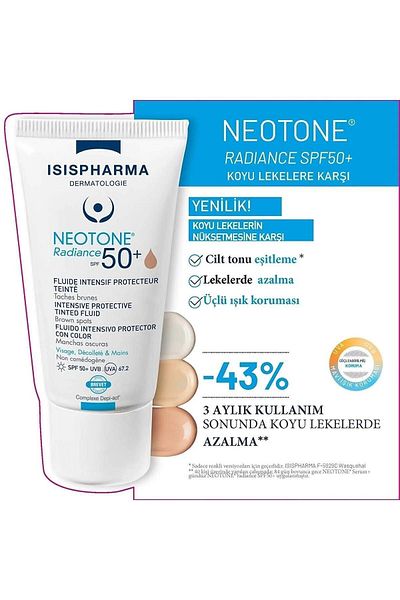 ISISPHARMA Neotone Radiance Spf 50 - Medium Teinture 30 ml
