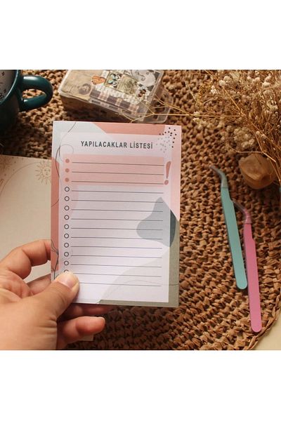 TRENDİN YOLU Two Notepads - Checked Copy Journal List
