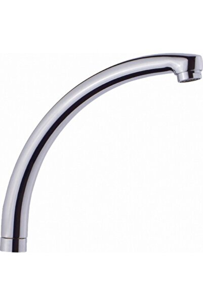 Yayke Uzun Kuğu Evye Lavabo Batarya Borusu Krom Kaplama Musluk Borusu