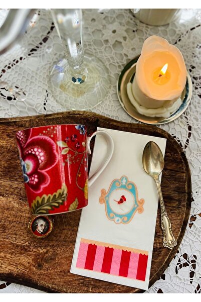 Antique Dream Pip Love Birds Garson Katlama Sunum Peçetesi 16lı