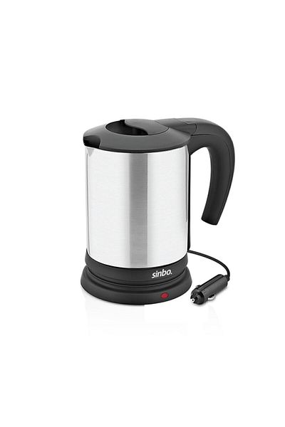 Sinbo SK-7371 1-2L In-Car Water Heater - 50Hz/60Hz White Steel 2000 Model Lighter Type